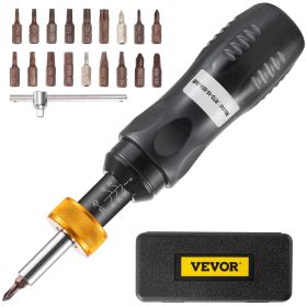 VEVOR Torque Screwdriver, 1/4" Drive Screwdriver Torque Wrench, Torque Screwdriver Electrician 10-50 in/lbs, Torque Range Accurate to Â±5%