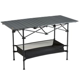 VEVOR Folding Camping Table, Outdoor Portable Side Tables, Lightweight Fold Up Table