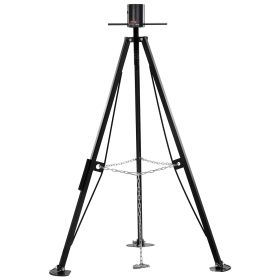 VEVOR 5th Wheel Tripod Stabilizer, 5000 LBS Load Capacity Tripod Fifth Wheel Stabilizer, 35"-57" Adjustable Height RV Gooseneck Stabilizer