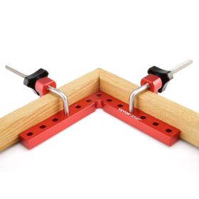 VEVOR 90 Degree Positioning Squares, 5.5" x 5.5" Right Angle Clamps for Woodworking, Aluminum Alloy Corner Clamping Squares for Boxes Cabinets Drawers