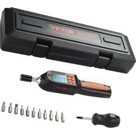 VEVOR Digital Torque Screwdriver, 1/4" Drive Screwdriver Torque Wrench, Electrician Torque Screwdriver with LCD, 2.65-70.67 in-lbs Torque Range