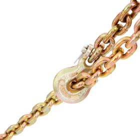 VEVOR Transport Binder Chain, 4900 lbs Working Load Limit, 5/16'' x 20' G80 Tow Chain Tie Down with Grab Hooks, DOT Certified