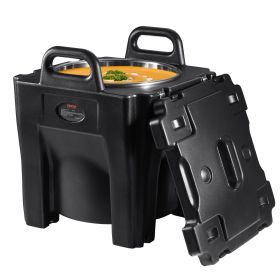 VEVOR Insulated Food Carrier, 32Qt Capacity, Stackable Catering Hot Box w/Stainless Steel Barrel