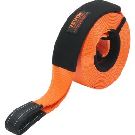 VEVOR Heavy Duty Tow Strap Recovery Kit 3" x 30 ft (MBS-36,000 lbs) Tree Saver Winch Strap, Triple Reinforced Loop & Protective Sleeves & Storage Bag