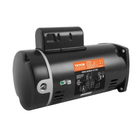 VEVOR 1 HP Pool Pump Motor, 56Y Frame, 115V(9 Amps)/230V(4.5 Amps) 3450RPM, 60Hz, 1.25 Service Factor, 90Î¼F/250V Capacitor