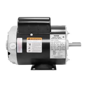 VEVOR 3HP Air Compressor Motor, 230V 15 Amps Electric Motor, 3450RPM 56 Frame, 5/8" Keyed Shaft, 1.88" Shaft Length for Air Compressors