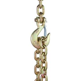 VEVOR Binder Chain G80 Tie Down Tow Chain with Hook 3/8" x 2.9' 2 Pack 7100 lbs