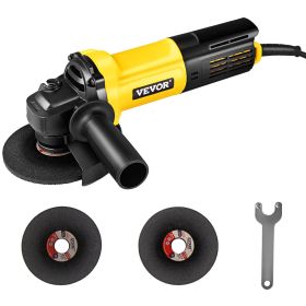 VEVOR Angle Grinder, 4-1/2 Inch Powerful Grinder Tool 11Amp Power Grinder with Paddle Switch and 360Â° Rotational Guard