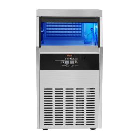 VEVOR Commercial Ice Maker, 130lbs/24H, Ice Maker Machine, 60 Ice Cubes in 12-15 Minutes